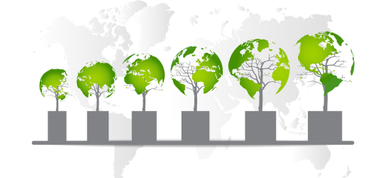 Green environmental sustainability illustration